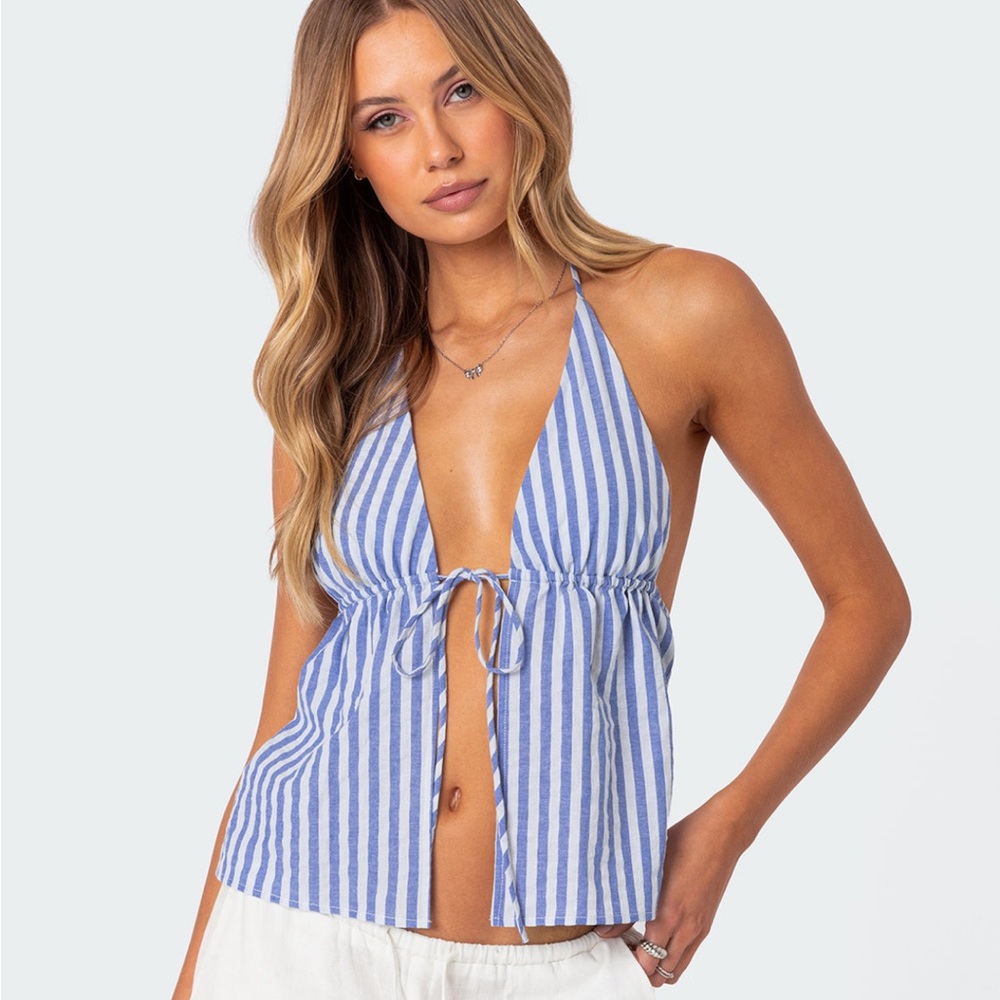 Madelyn Tie Front Top
